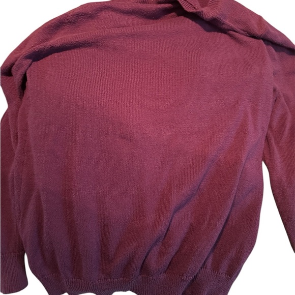 Old Navy Purple V-Neck Sweater Relaxed Fit - Picture 4 of 4